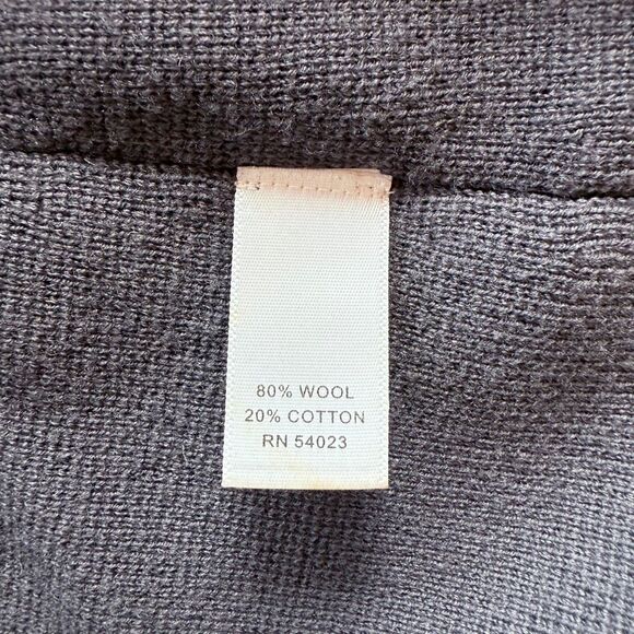 Banana Republic Wool Blend Knit Three Button Sweater Blazer in Dark Periwinkle S - Picture 5 of 10